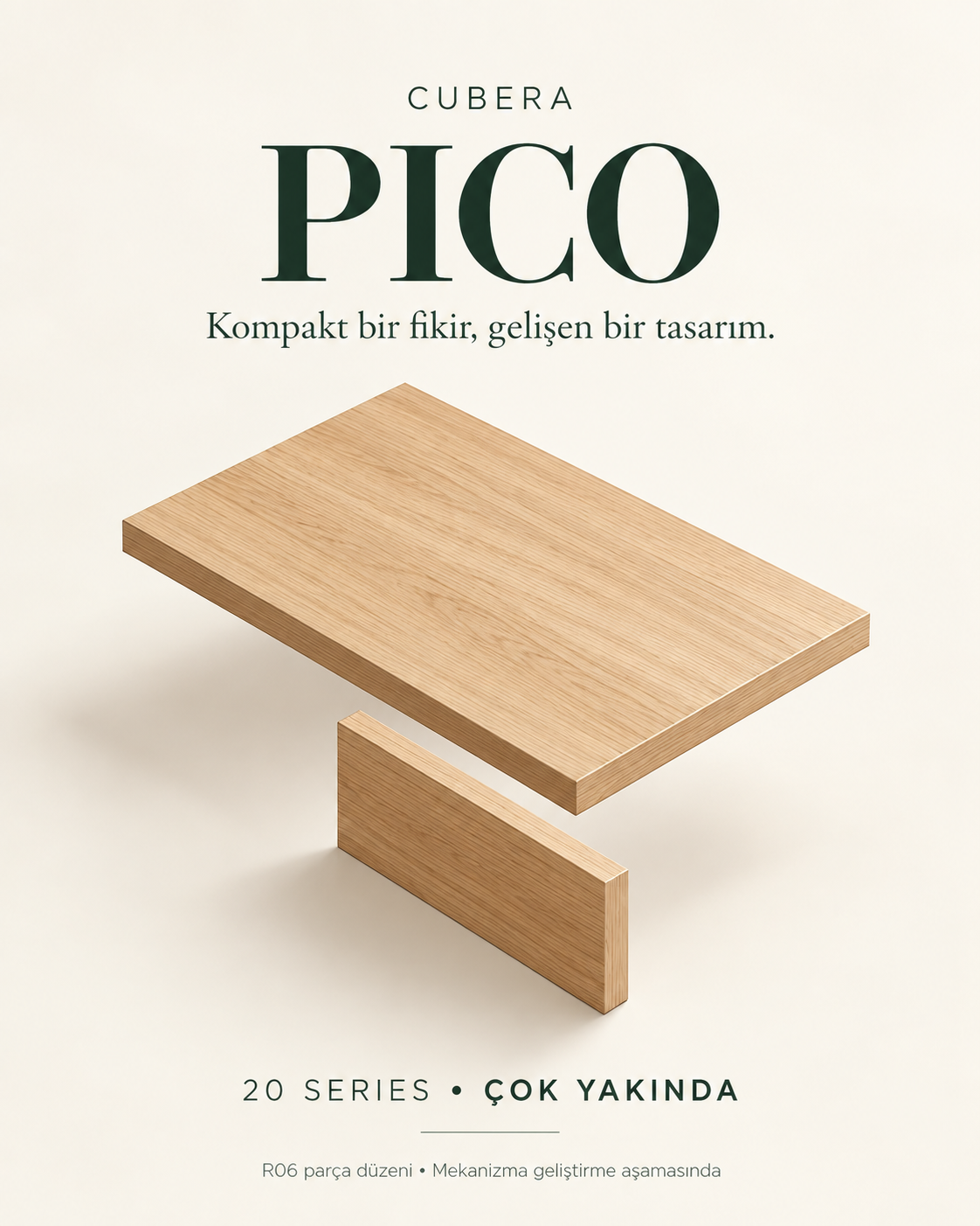 CUBERA PICO tasarım görselleştirmesi