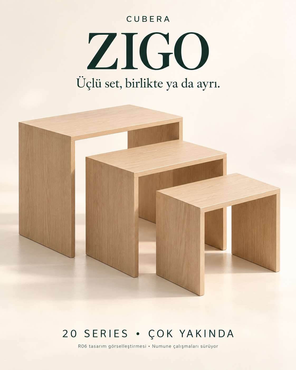 CUBERA ZIGO tasarım görselleştirmesi